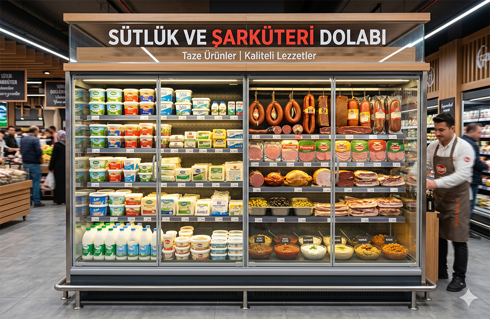 Sütlük ve Şarküteri Dolabı
